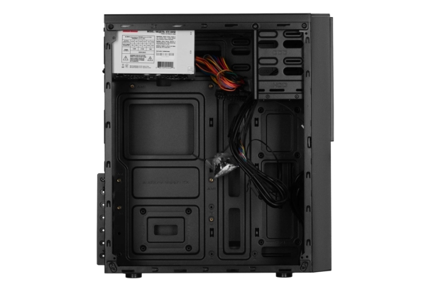 2E Корпус Alfa E1903U-400 з БЖ 2E ATX400W, 2xUSB3.0, 1xUSB2.0, VGA 320мм, ATX, чорний