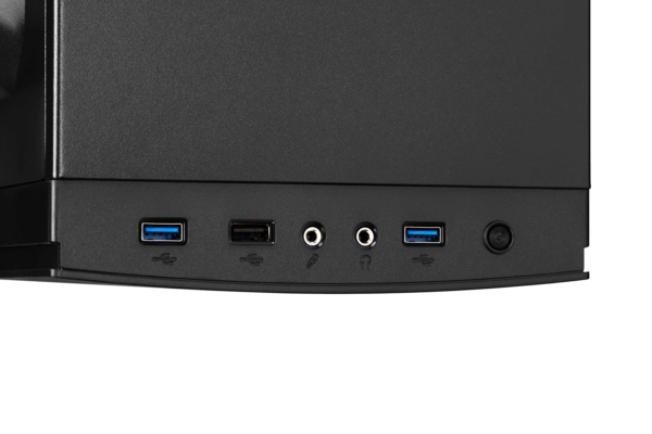 2E Корпус Alfa G650 без БЖ 2xUSB3.0, 1xUSB2.0, 1×120мм, VGA 280мм, LCS ready, ATX, чорний