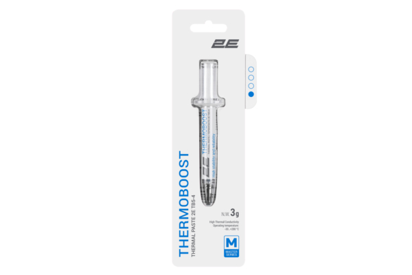 2E Термопаста THERMOBOOST TB5-4, (4.63 W/m-K), 3 гр, сіра