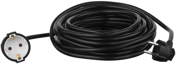 2E Power stip 1XSchuko, 3G*1.5mm, 10m, black