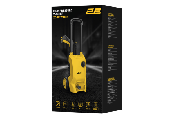 2E High Pressure Washer 2E AquaClean 140, 1800 W, 140 bar, 480 l/h, 6m, 6.06kg