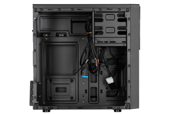 2E Корпус Basis RD850 без БП 1xUSB3.0, 2xUSB2.0 1×120мм ARGB VGA 290мм Acrylic Side Panel mATX чёрный