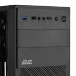 2E Корпус Basis RD850 без БП 1xUSB3.0, 2xUSB2.0 1×120мм ARGB VGA 290мм Acrylic Side Panel mATX чёрный
