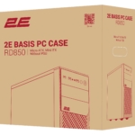 2E Корпус Basis RD850 без БП 1xUSB3.0, 2xUSB2.0 1×120мм ARGB VGA 290мм Acrylic Side Panel mATX чёрный
