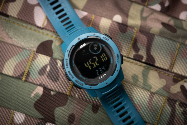 2E Tactical Тактичний годинник Delta X Blue з компасом та крокоміром