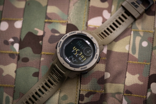 2E Tactical Тактичний годинник Delta X Brown з компасом та крокоміром