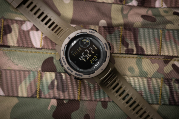 2E Tactical Тактичний годинник Delta X Brown з компасом та крокоміром