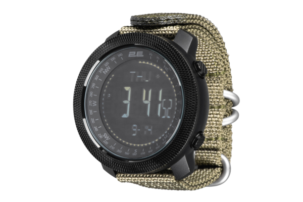 2E Tactical Тактичний годинник Trek Pro Black-Green з компасом, барометром та крокомір