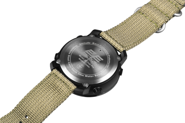 2E Tactical Тактичний годинник Trek Pro Black-Green з компасом, барометром та крокомір