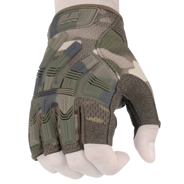 2E Tactical Рукавиці тактичні, безпалі, L, камуфляж