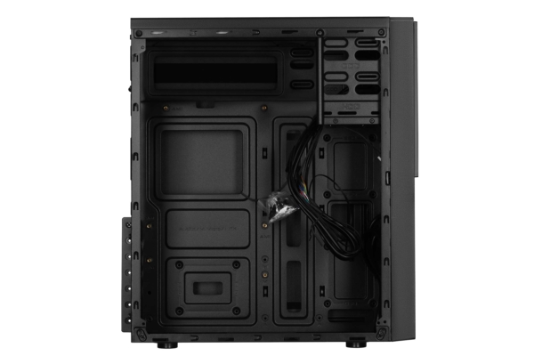 2E Корпус Alfa E190-3U без БЖ 2xUSB3.0, 1xUSB2.0, VGA 320мм, ATX, чорний
