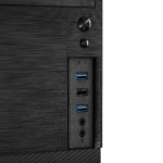 2E Корпус Alfa E190-3U без БЖ 2xUSB3.0, 1xUSB2.0, VGA 320мм, ATX, чорний