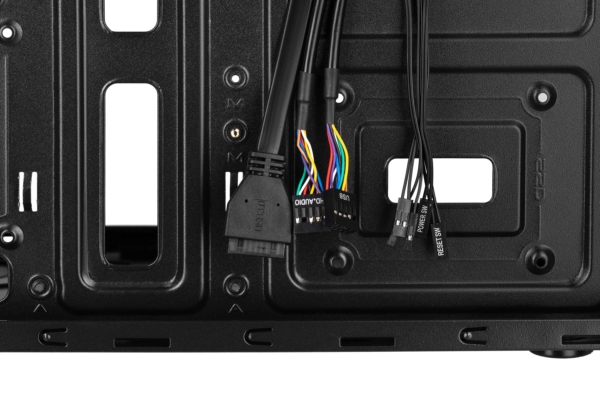 2E Корпус Alfa E190-3U без БЖ 2xUSB3.0, 1xUSB2.0, VGA 320мм, ATX, чорний