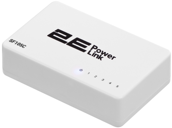 2E Коммутатор PowerLink SF105C 5xFE, неуправляемый, десктоп