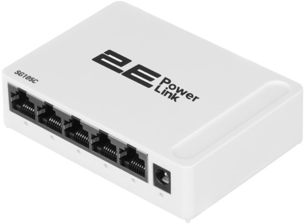 2E Коммутатор PowerLink SG105C 5xGE, Гигабитный, неуправляемый, десктоп