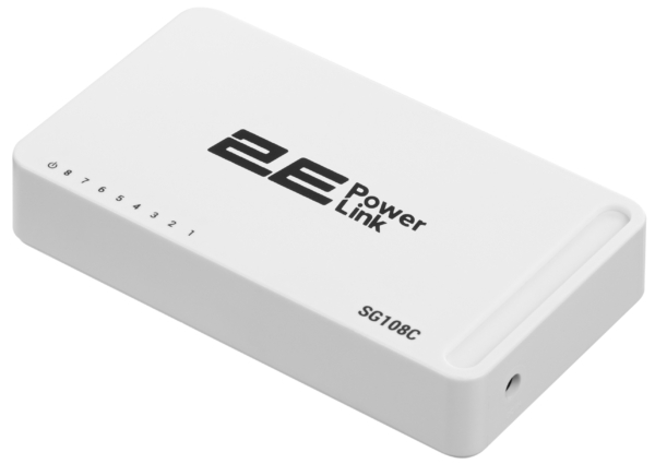 2E Коммутатор PowerLink SF108C 8xFE, неуправляемый, десктоп