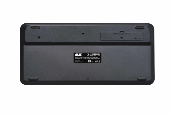 2E Клавіатура мембранна KS250 84key, WL/BT, EN/UK, чорно-сірий