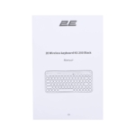 2E Клавіатура мембранна KS250 84key, WL/BT, EN/UK, чорно-сірий