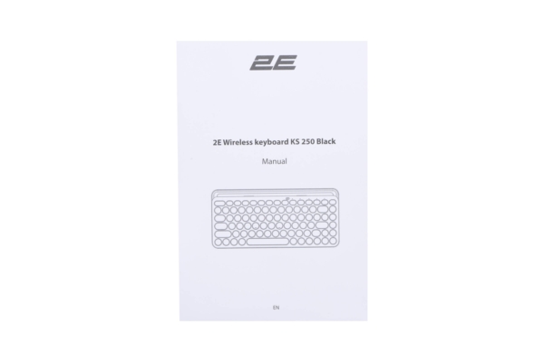2E Клавіатура мембранна KS250 84key, WL/BT, EN/UK, чорно-сірий