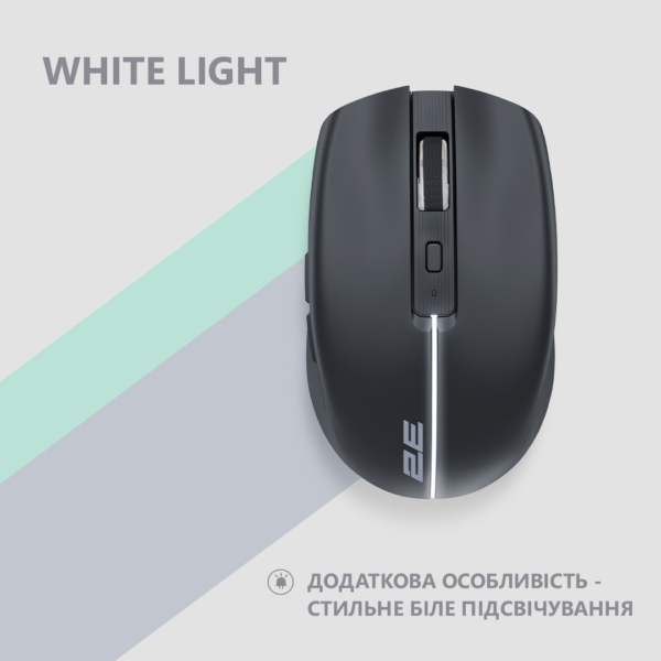 2E Мышь MF270 Silent Rechargeable WL Black