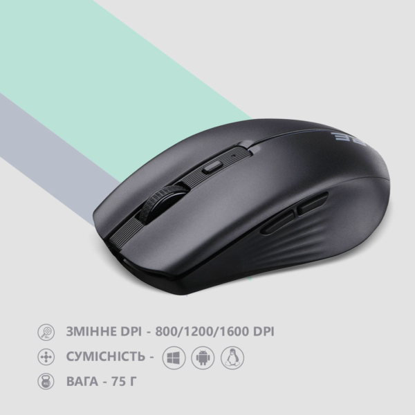 2E Мышь MF270 Silent Rechargeable WL Black