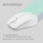 2E Mouse MF270 Silent Rechargeable WL White