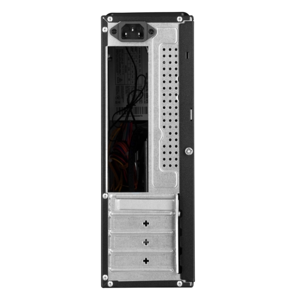 2E Корпус S613ARGB-400, з БЖ 2E 400W-SFX, 1xUSB3.0, 1хUSB Type-C, 1×80мм, Micro ATX/ Desktop, чорний