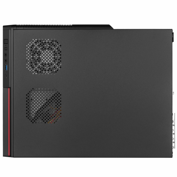2E Корпус S613ARGB-400, з БЖ 2E 400W-SFX, 1xUSB3.0, 1хUSB Type-C, 1×80мм, Micro ATX/ Desktop, чорний