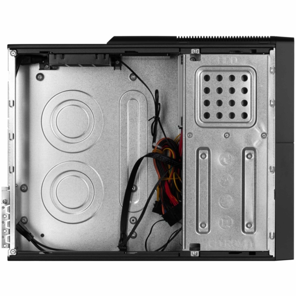 2E Корпус S613ARGB-400, з БЖ 2E 400W-SFX, 1xUSB3.0, 1хUSB Type-C, 1×80мм, Micro ATX/ Desktop, чорний