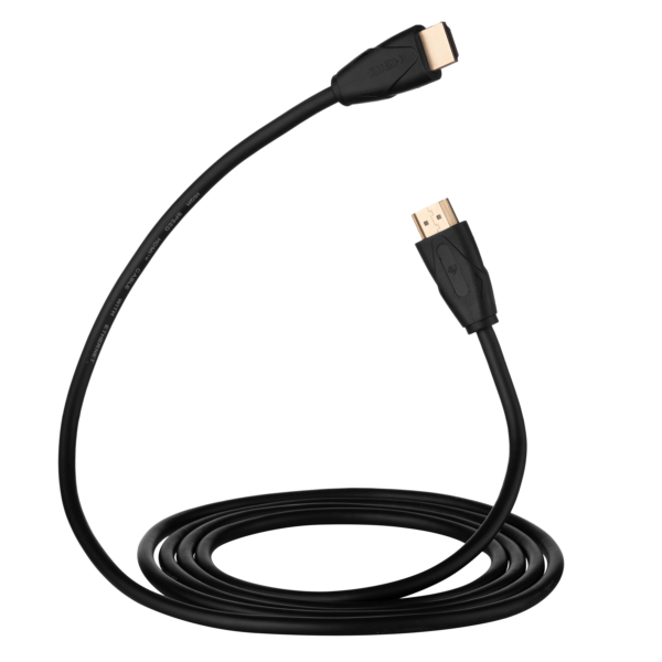 2E Кабель HDMI (M/M) 2Е, 2м, 2.0, Slim High Speed Aluminum, черный