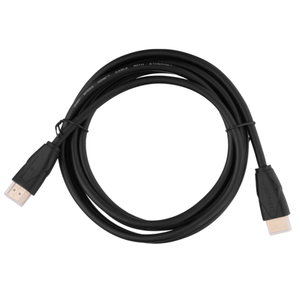 2E Кабель HDMI (M/M) 2Е, 2м, 2.0, Slim High Speed Aluminum, черный
