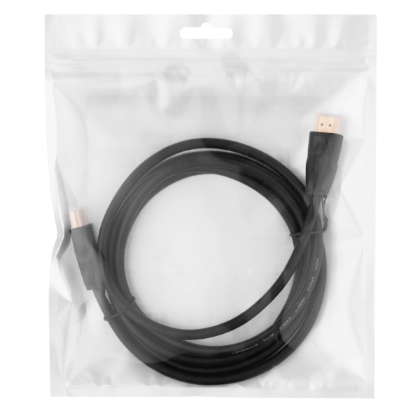 2E Кабель HDMI (M/M) 2Е, 2м, 2.0, Slim High Speed Aluminum, черный