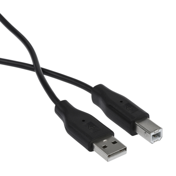 2E Кабель USB-A > USB-B синхронізації 3м, чорний
