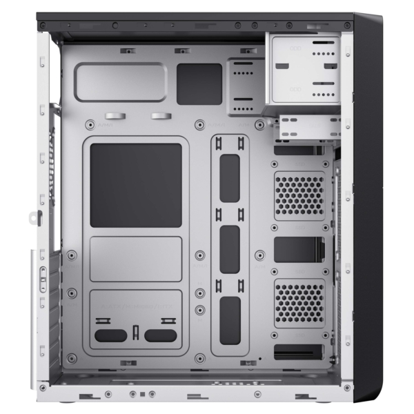 2E Корпус TeamX TMX01 з БЖ 2E ATX400W 2xUSB2.0 1×80мм VGA 310мм, ATX чорний