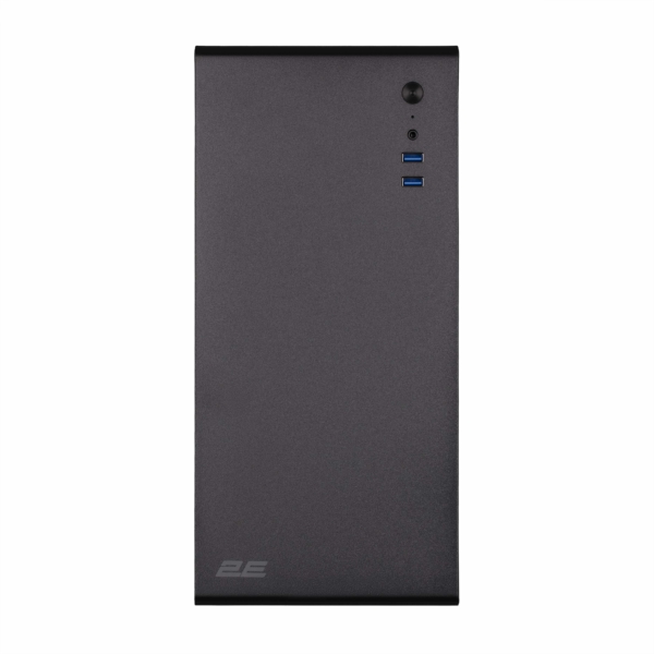 2E Корпус Credo V200B-400, з БЖ 2E ATX400, 2xUSB3.0, 1×80мм, VGA 250мм, mATX, чорний