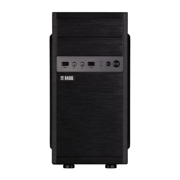 2E Корпус 2E Basis RD863-400 з БЖ ATX400W, 2xUSB2.0, VGA 320мм, mATX, чорний