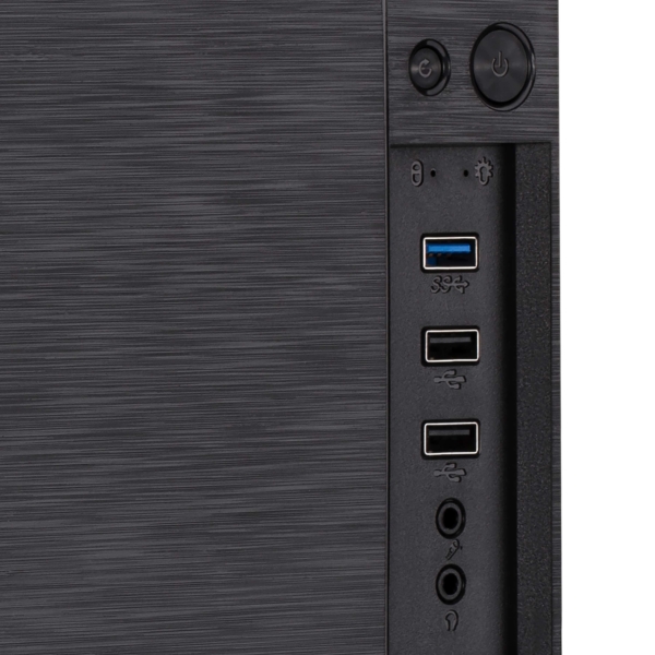 2E Корпус Basis RD8603U-400 с БП 2E ATX400 1xUSB3.0, 2xUSB2.0 VGA 320мм mATX чёрный