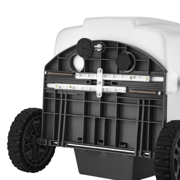 2E Опрыскиватель аккумуляторный AquaSpray 40LR 40л 12В 1х12А·час 7бар 6л·мин 14.5кг вольтметр колеса шланг 15м