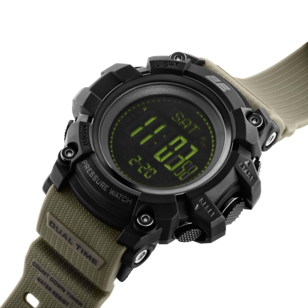 2E Tactical Тактичний годинник Armor GT Army Green з компасом та крокоміром