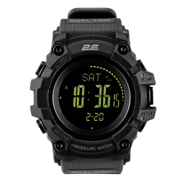 2E Tactical Тактичний годинник Armor GT Black з компасом та крокоміром