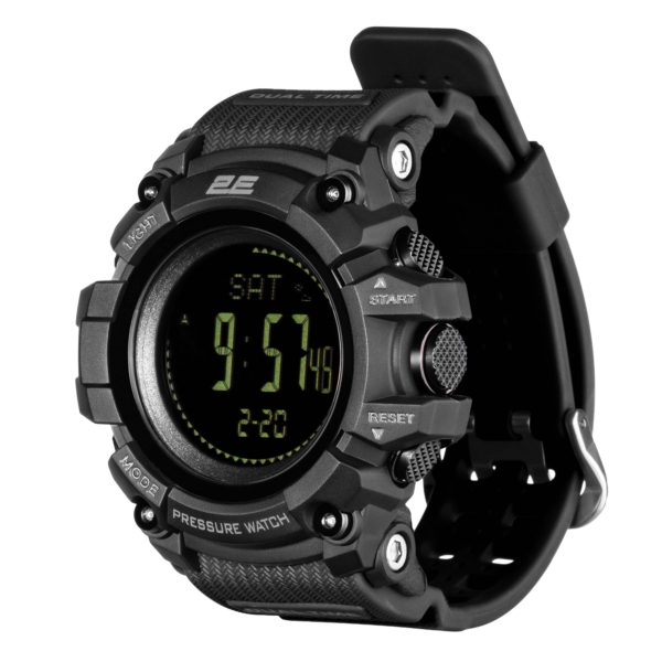 2E Tactical Тактичний годинник Armor GT Black з компасом та крокоміром