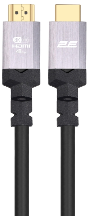 2E Кабель HDMI (M/M), 3м, 2.1, 4K/120Hz, 8K/60Hz 48Gbps, Ultra High Speed, черный
