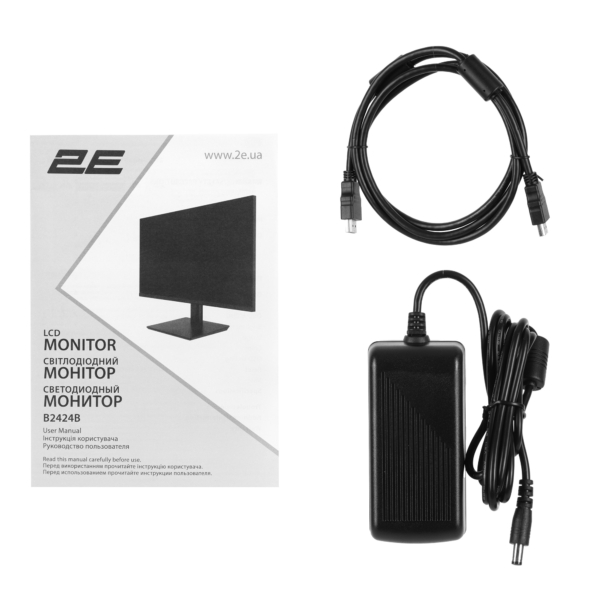 2E Монитор 23.8″ B2424B D-Sub, HDMI, VA, 100Hz, FreeSync