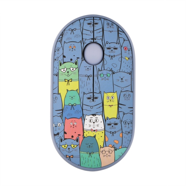 Миша 2E MF300 PETS:CATS Silent WL BT, синійМиша MF300 PETS:CATS Silent WL BT, синій