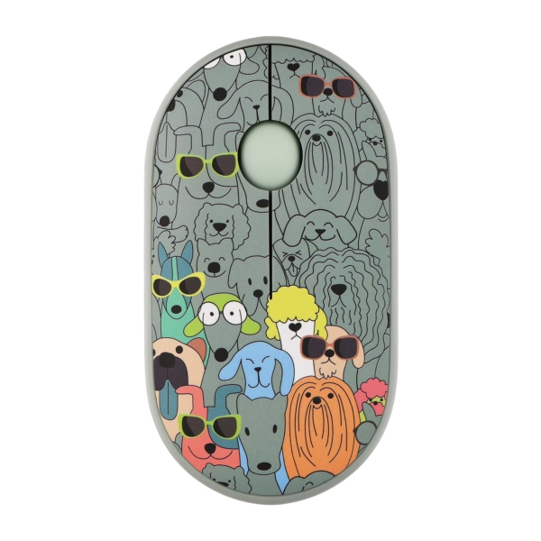 Миша 2E MF300 PETS:DOGS Silent WL BT, зеленийМиша MF300 PETS:DOGS Silent WL BT, зелений