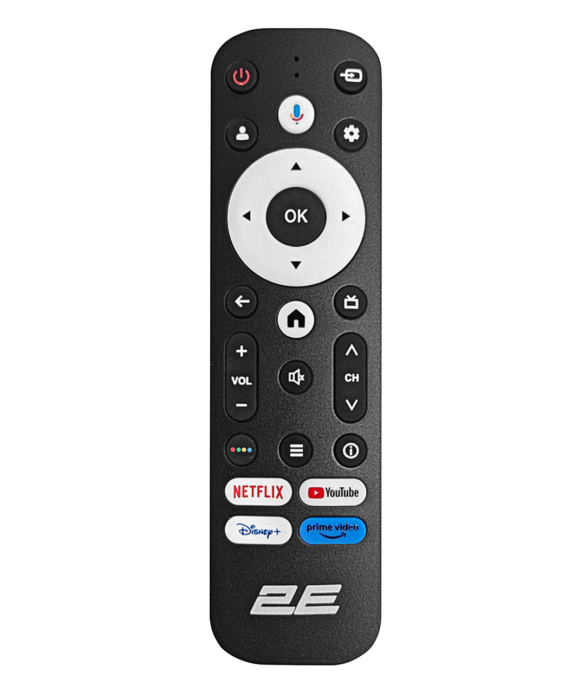 2E Телевизор 43″ QLED 4K 60Hz Smart Google TV Black
