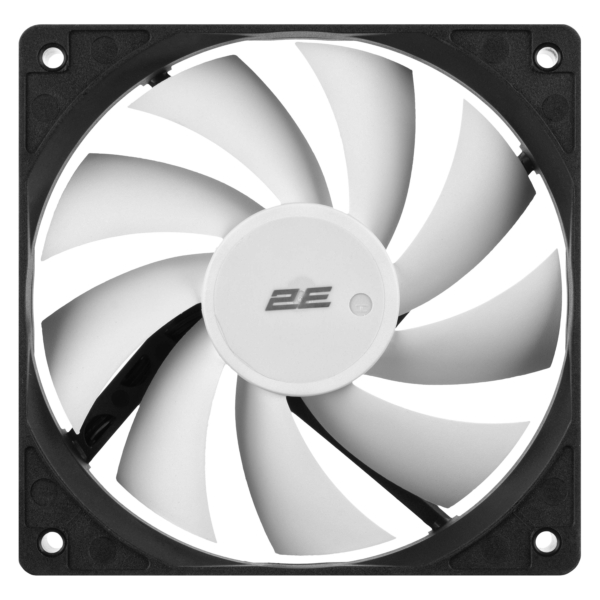 2E Корпусний вентилятор F120-SN, 120мм, 500-1500rpm, 4pin 24dBa, чорний