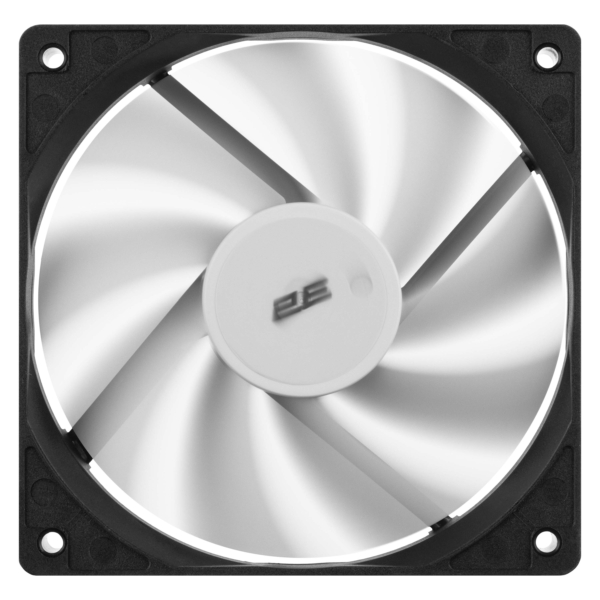 2E Корпусний вентилятор F120-SN, 120мм, 500-1500rpm, 4pin 24dBa, чорний