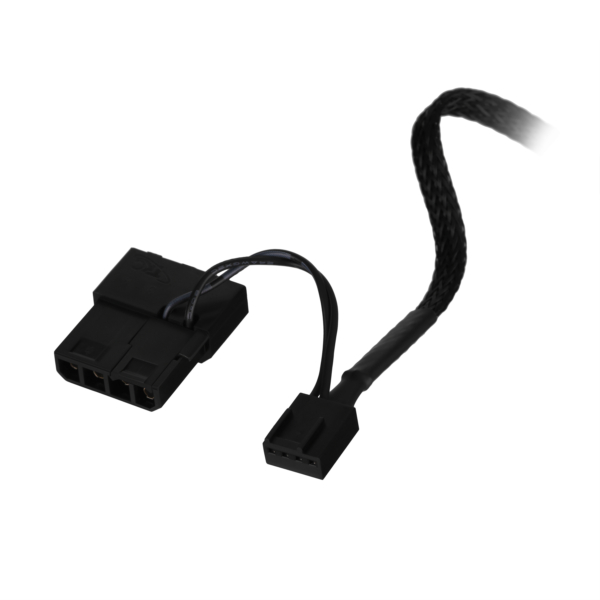 2E Корпусний вентилятор F120-SN, 120мм, 500-1500rpm, 4pin 24dBa, чорний