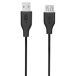 2E Кабель USB-A (AM/AF), 3m, black